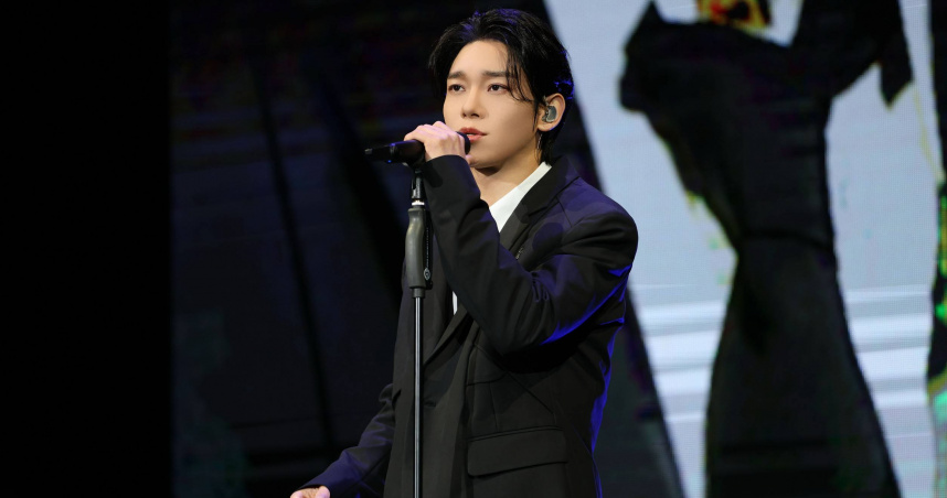 CHEN今在TICC舉辦個人演唱會。（圖／INB100提供）