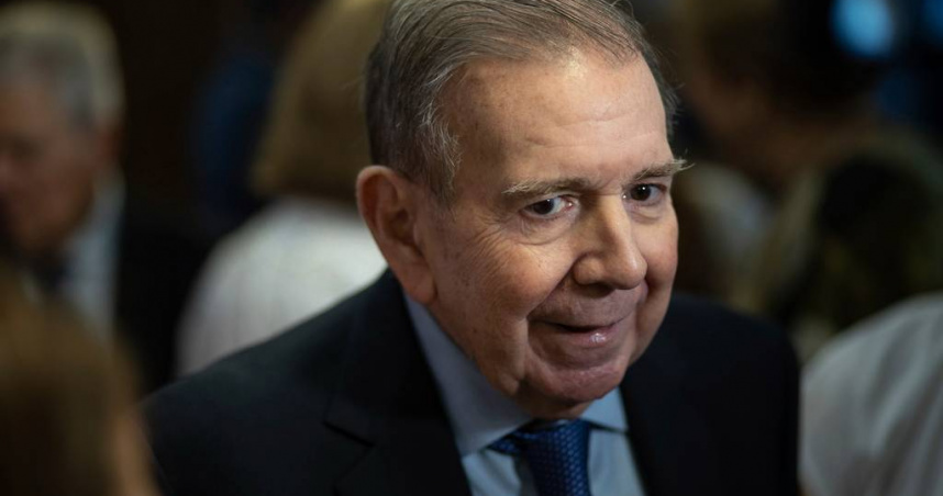 委內瑞拉反對派候選人岡薩雷斯（Edmundo González）曾於2024年選舉中大勝馬杜洛。（圖／達志／美聯社）