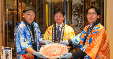 大分縣盛產各式水產，其中，青甘魚在日本被視為吉祥魚類，常見於喜慶場合。（圖／日盟國際提供）