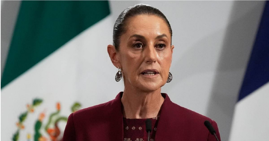 墨西哥總統薛恩鮑姆（Claudia Sheinbaum）。（圖／達志／美聯社）