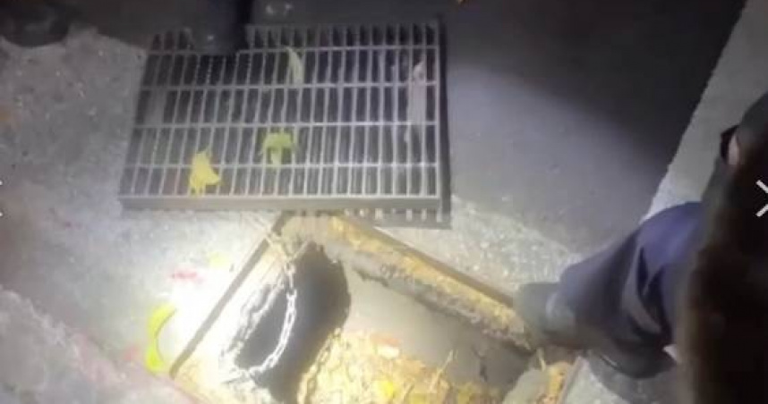 北市萬華區萬大路24日凌晨發生有人遭捅傷事故，警方也火速逮獲3人到案。（圖／翻攝畫面）