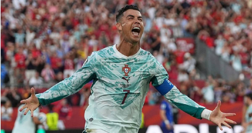 葡萄牙巨星「C羅」Cristiano Ronaldo近日向一名在委內瑞拉強震中倖存的小男孩送上暖心祝福。（圖／達志／美聯社）