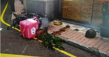熊貓外送員深夜送單!路口遭貨車攔腰撞 人車噴飛慘死