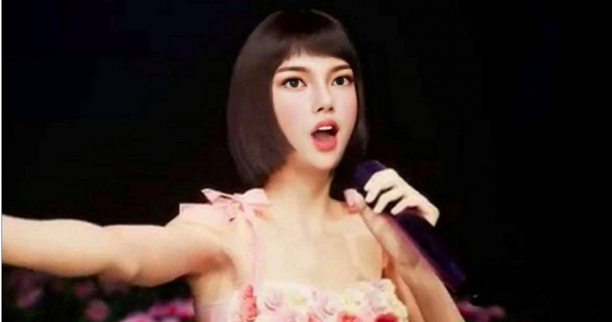 米拉蜜在英業達50周年旺年會上演唱〈你在我心上〉向李玟致敬。（圖／喜歡音樂提供）