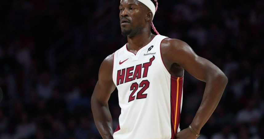 吉米巴特勒確定被熱火交易到勇士。（圖／美聯社資料照）