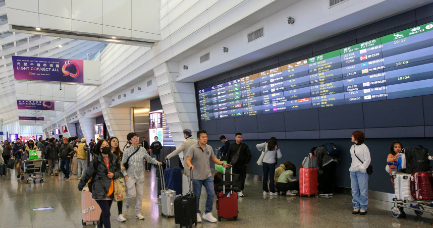 228連假桃機預估總運量達69萬人次。（圖／報系資料照）