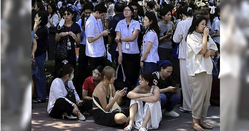 緬甸28日發生規模8.2的強震，連帶影響到附近的泰國，事發後有部分台人在網路上嘻皮笑臉或是語帶諷刺地發文。（示意圖／美聯社）