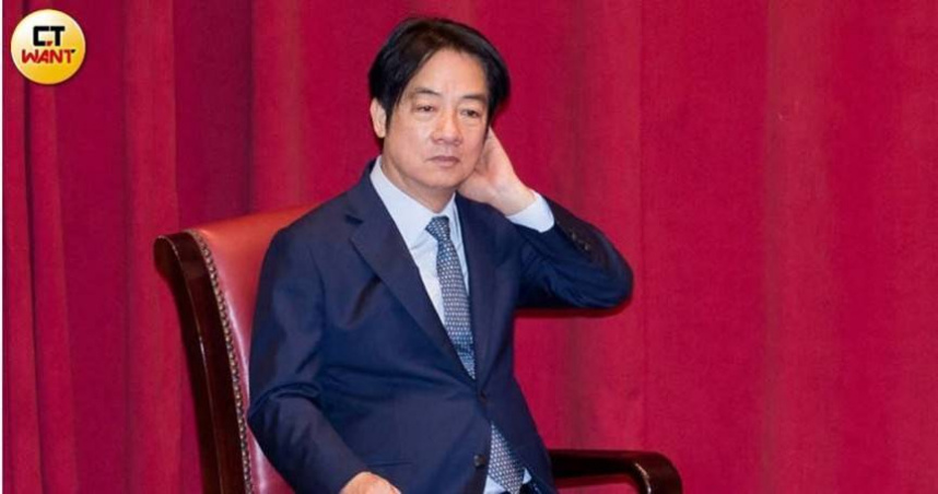 總統賴清德比喻，兩岸如同大公司與小公司，若要談併購，對岸是大公司「他們要提條件」。（圖／黃威彬攝）