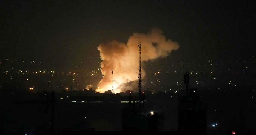 德黑蘭於13日晚間傳出爆炸聲。（圖／達志／美聯社）