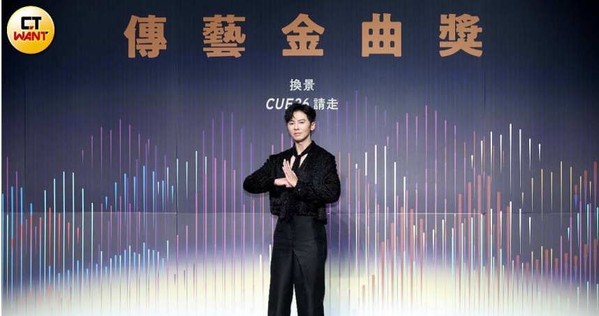 李國毅擔任本屆傳藝金曲獎宣傳大使。（圖／侯世駿攝）