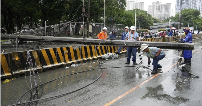 「薇帕」颱風在菲律賓傳出災情。（圖／達志／美聯社）