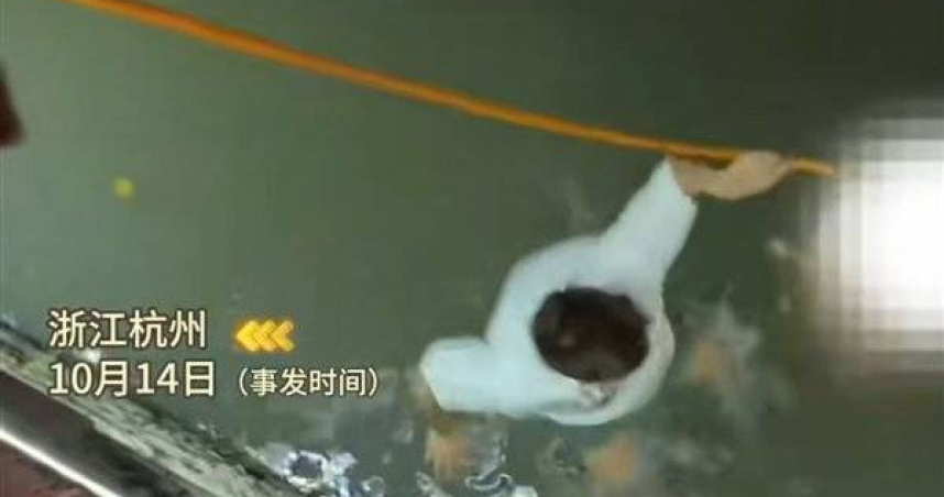 男子拍下救人過程上傳網路，結果卻被當事人以肖像權為由檢舉下架。（圖／翻攝自微博 @大象新聞）