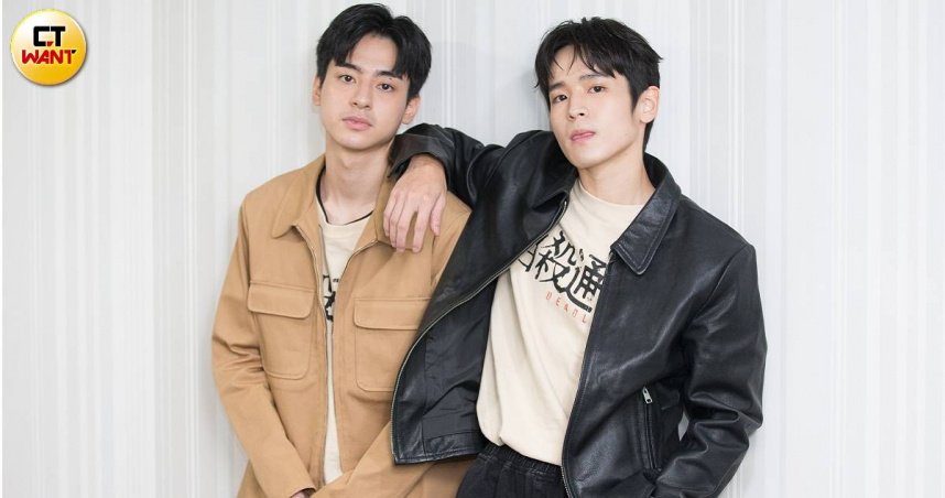 張豐豪（右）與劉敬超齡飾演高中生，發現跟現在的學生已經有了代溝。（圖／黃威彬攝）