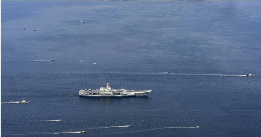 中國正以前所未有的規模向周邊海域展現其海上軍力。（示意圖／達志／美聯社）