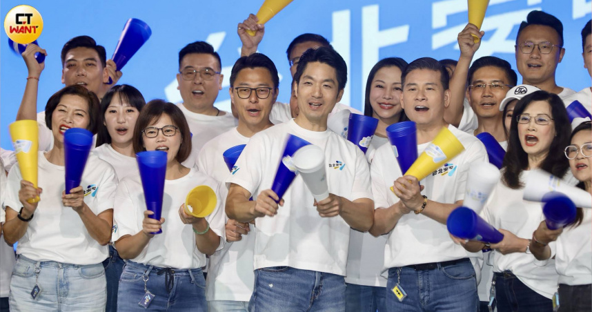 蔣萬安競選主題曲〈台北安可〉MV使用WBC賽事畫面引發授權質疑。（圖／方萬民攝）