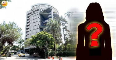 「松濤苑」豪宅低樓層戶以每坪244萬元出售，創社區最低價，推測為熟人交易。（圖／黃威彬攝、CTWANT製圖）