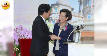 賴清德賀監院交接插曲 張博雅誤稱「陳副院長」