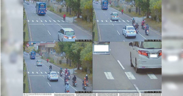 警方利用掃描雷射、無線電波或高解析度監視錄影系統等「科技執法」偵測違規，再舉證告發，減少警力臨檢風險和執法成本。（圖／新北市警察局提供）