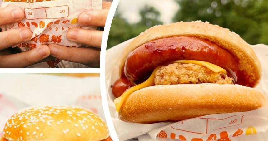 漢堡王捲捲德腸脆雞堡。（圖／翻攝自漢堡王臉書）