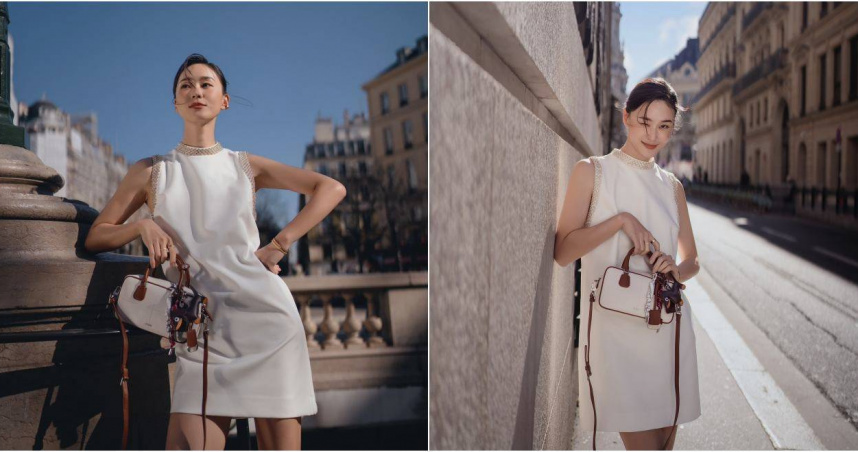 鍾瑶到巴黎參加時裝週。（圖／星星相藝）