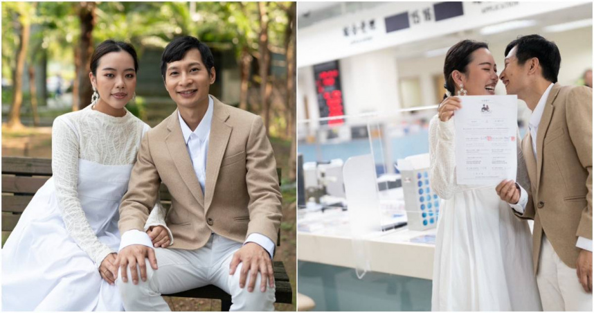 逸祥今日登記結婚，正式成為人夫。（圖／逸祥臉書）