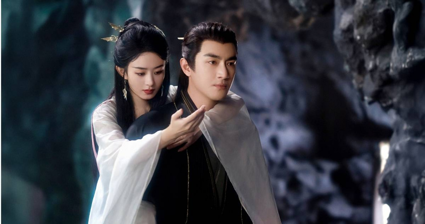 林更新與趙麗穎二搭演出《與鳳行》。（圖／中天提供）