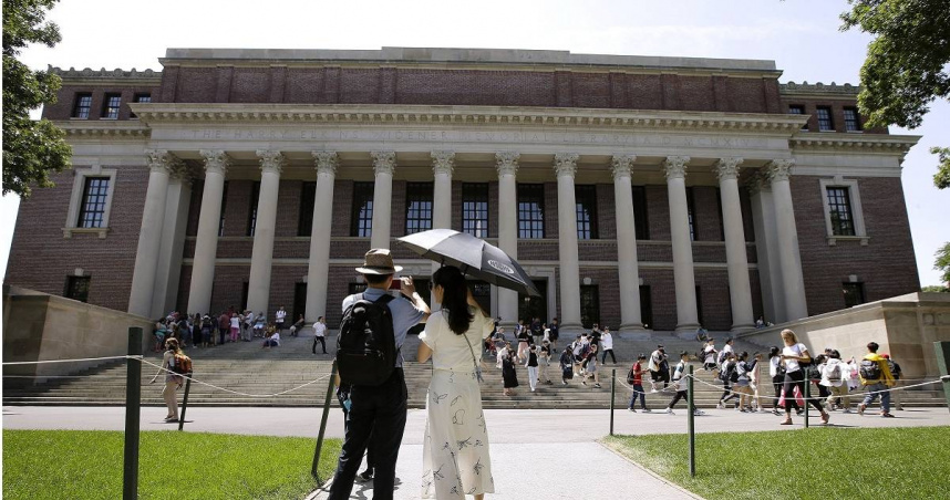 哈佛大學。（圖／達志／美聯社）