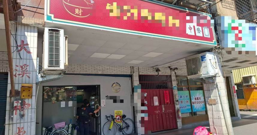 蘆洲三民路某棋牌社違規遭罰，拒不改善遭斷水電。（圖／翻攝畫面）