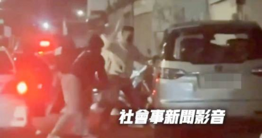 黑衣人深夜集結「棍棒齊飛」楊梅街頭驚傳砸車夜襲　遭警送辦