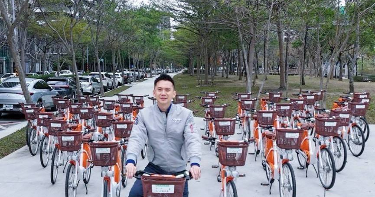 竹北市長鄭朝方：520台E-Bike到位 1500微笑單車柱夏季完工