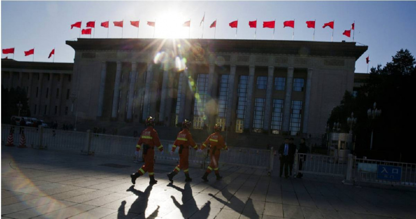 全國人民代表大會全體會議在北京人民大會堂舉行。（圖／達志／美聯社）