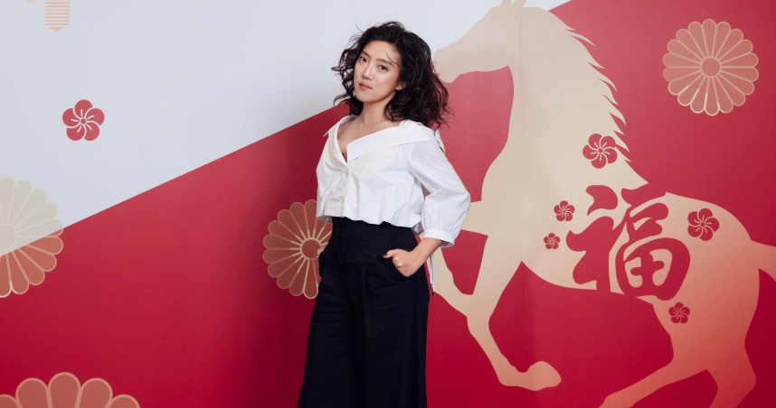 李竺芯分享自己的穿衣習慣，透露平時其實不太愛穿內衣。（圖／美國棉提供）