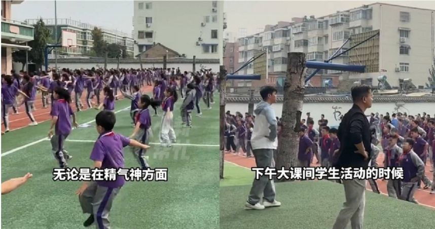 河南省新鄉市的育才小學為改善學生健康問題，推出減重成功免寫寒暑假作業的措施，效果顯著。（圖／翻攝自微博／小莉幫忙）