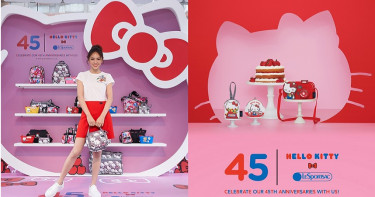 LeSportsac為HELLO KITTY歡慶45歲!攜手夏于喬獻上生日祝福