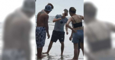 遊小琉球腳掌遭劃傷不滿 外籍男敲死海膽報復