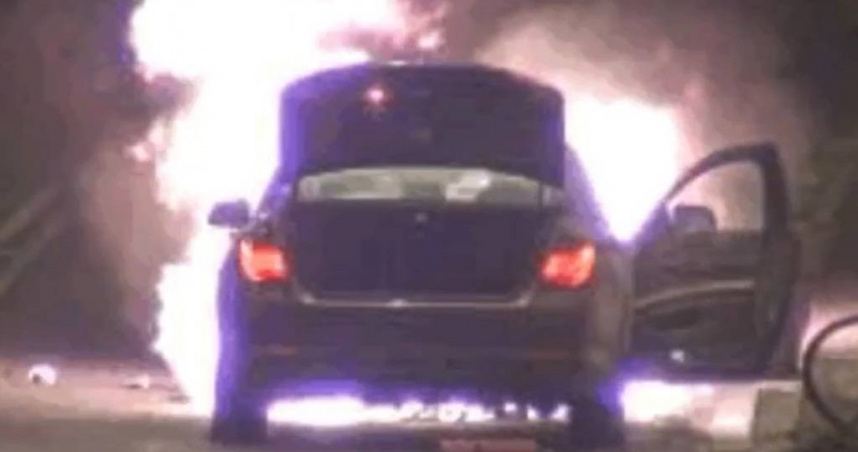 國道3號南下中和隧道火燒車全線緊急封閉，車流回堵數公里。（圖／翻攝自高速公路1968）