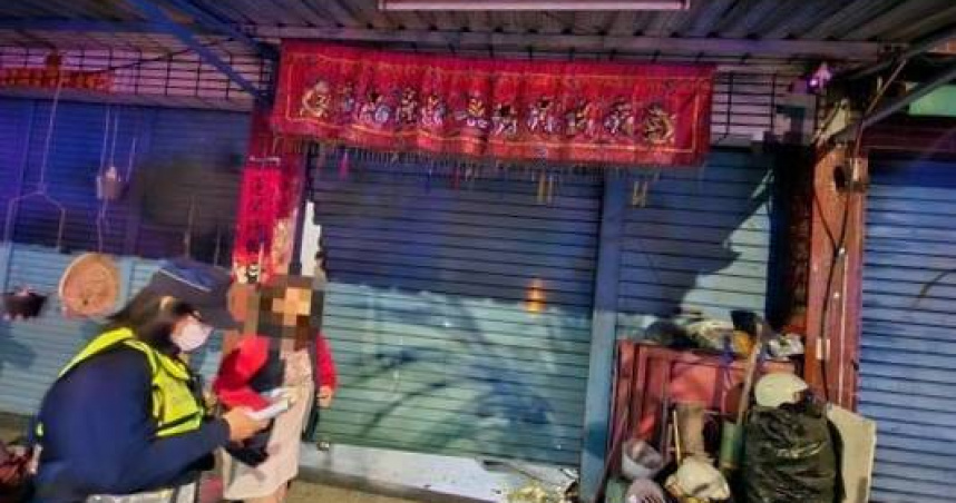 債務糾紛引爆衝撞蛋洗，警5小時神速逮人。（ 圖／翻攝畫面）