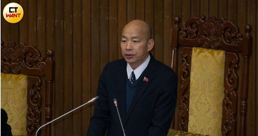 立法院長韓國瑜3日沉痛呼籲,盼司法正義善待台灣人民的善良,救活命懸一線的台灣價值。(圖/黃威彬攝)
