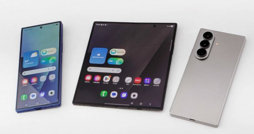 Galaxy Z Fold7。（圖／廖梓翔攝）