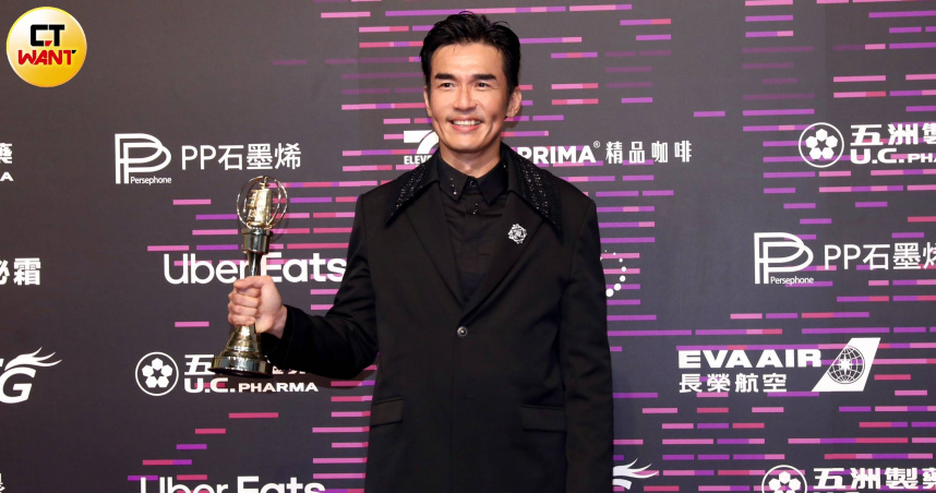 楊一展拿下金鐘男配，也是他首座金鐘獎。（圖／本刊攝影組）