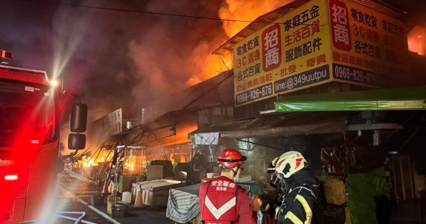 桃園南門市場火警「三分之二區域嚴重受損」　張善政：將研擬重建方案