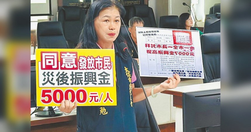 國民黨嘉義縣太保市民代表林淑勉14日於公開活動時，呼籲綠營嘉義縣長初選支持立委蔡易餘。（圖／報系資料照）