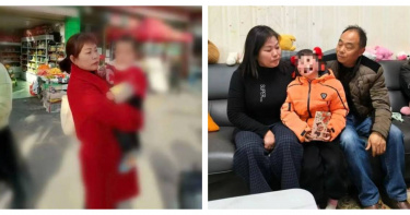 女童自2021年起由黃慶芝夫婦照顧，今年是女童與黃慶芝一家共度的第5個農曆新年。（圖／翻攝自觀風聞）