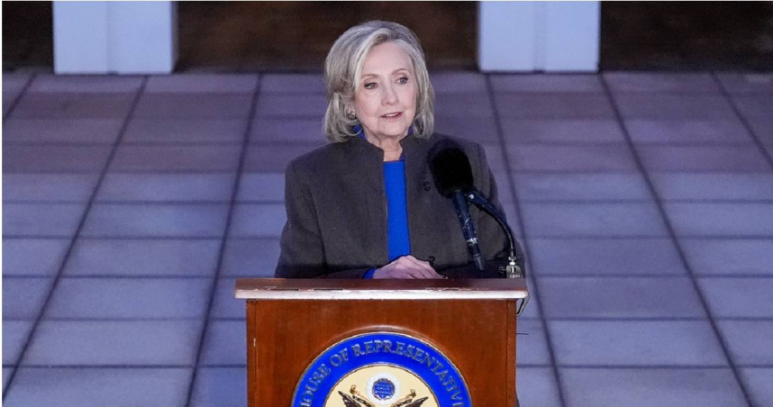 前美國國務卿希拉蕊柯林頓（Hillary Clinton）。（圖／達志／美聯社）