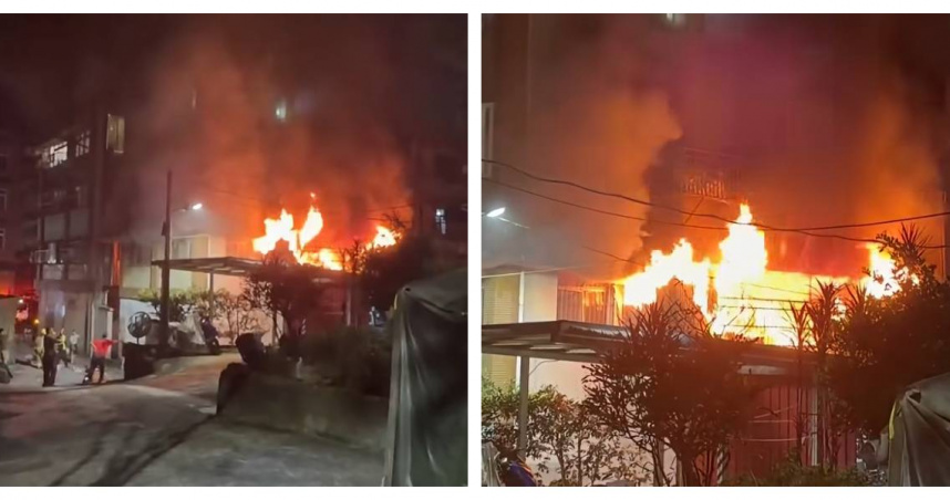 基隆德安路民宅陷火海！20車38人搶救　4人送醫