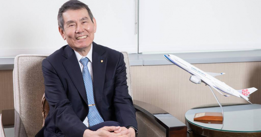 華航董事長謝世謙今（16日）上午心梗猝死，享壽73歲。（圖／華航提供）