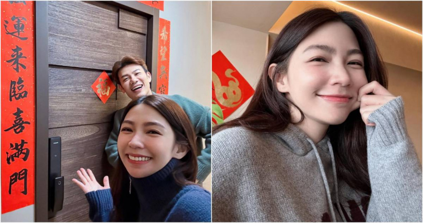 女星曾智希與男星陳志強將在本月27日補辦婚禮，如今距離婚宴只剩20多天，曾智希擔心過年吃太好，婚宴前瘦不回來。（圖／翻攝FB／曾智希 Simba）