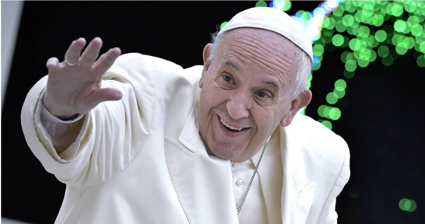 88歲的天主教宗方濟各（Pope Francis）近日驚傳因支氣管炎住進羅馬一家醫院接受治療。（圖／達志／美聯社）