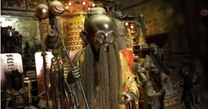 「霞海城隍廟」月老。（圖／翻攝台北霞海城隍廟網站）