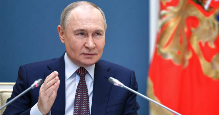 普丁不會親自出席俄烏戰爭和平會談。（圖／美聯社／達志）